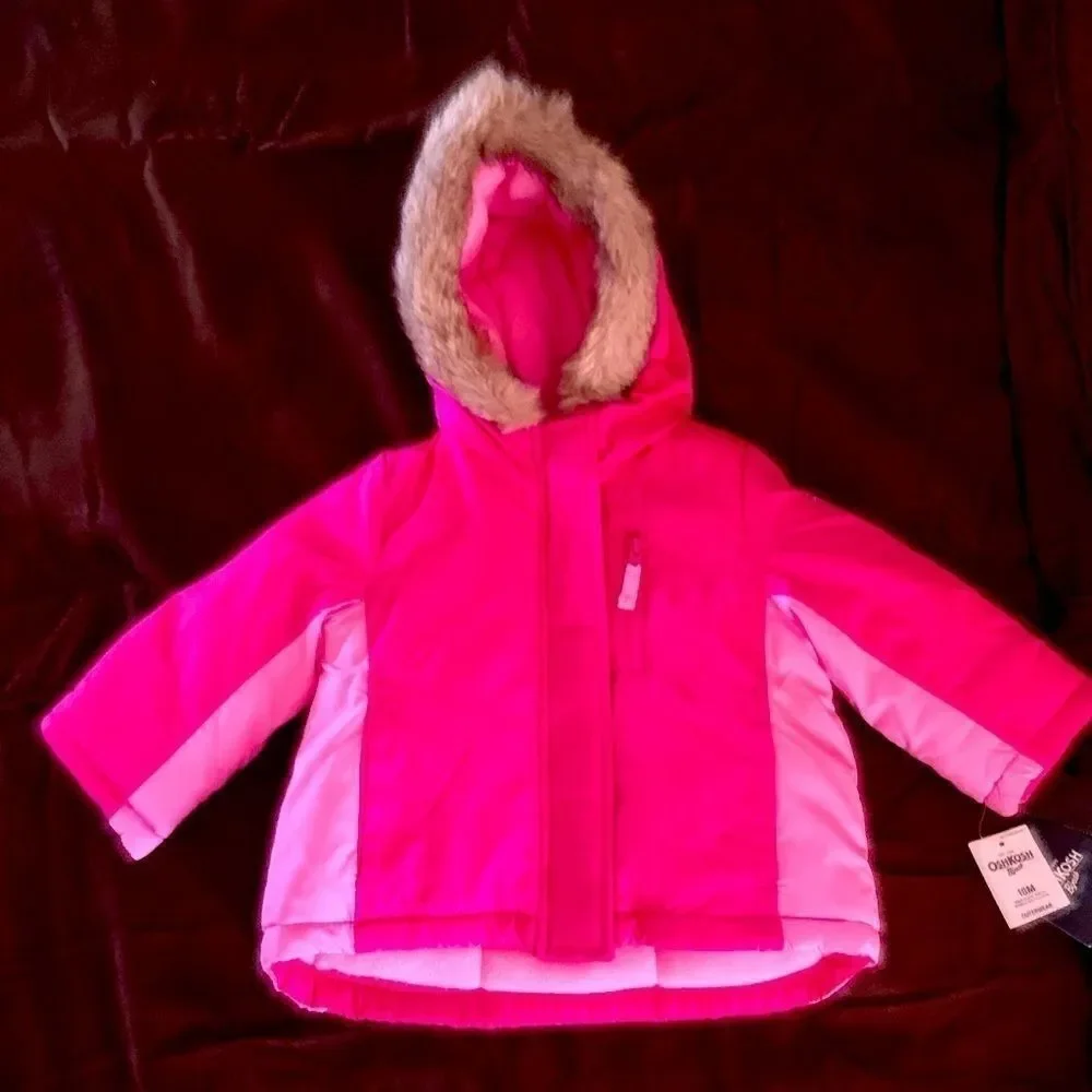 FUCHSIA OSHKOSH B’gosh GIRLS COAT 18 MONTHS 🩷HP🩷 NWT